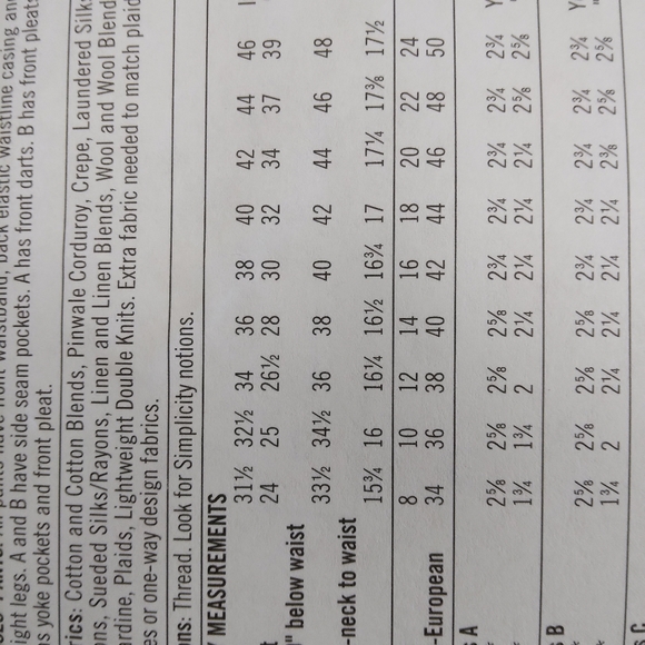 Vintage Simplicity 7848 Darted, pleated, or double pleat pants,  size 8-10-12 - Picture 4 of 6